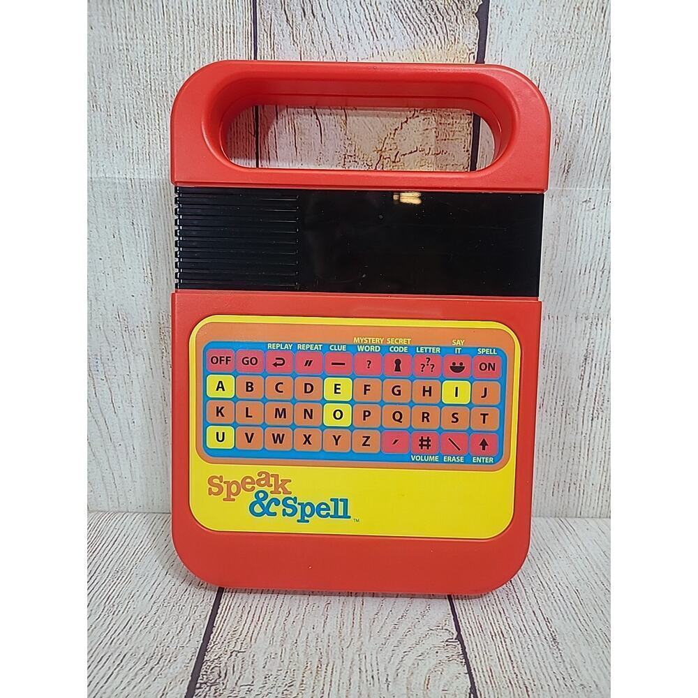 Vintage Speak & Spell Electronic Learning Game #09624 Kahootz Tested Works
